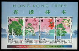 Hongkong 1988 - Mi-Nr. Block 9 ** - MNH - Bäume / Trees - Unused Stamps