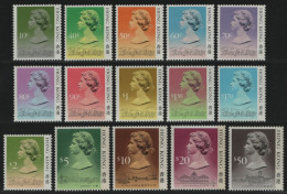 Hongkong 1988 - Mi-Nr. 507-521 II ** - MNH - Freimarken - Queen Elizabeth - Neufs