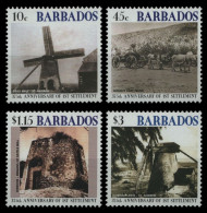 Barbados 2002 - Mi-Nr. 1038-1041 ** - MNH - 375 Jahre Besiedlung - Barbados (1966-...)