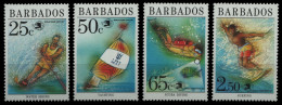 Barbados 1989 - Mi-Nr. 743-746 ** - MNH - Wassersport - Barbades (1966-...)