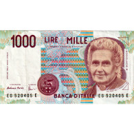 Billet, Italie, 1000 Lire, Undated (1990), KM:114c, SUP - 1000 Lire