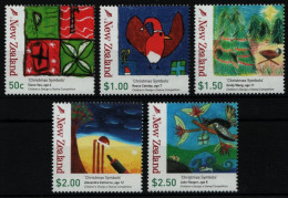 Neuseeland 2007 - Mi-Nr. 2457-2461 ** - MNH - Weihnachten / X-mas - Unused Stamps