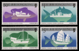 Hongkong 1986 - Mi-Nr. 491-494 ** - MNH - Schiffe / Ships - Neufs