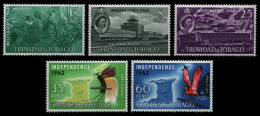 Trinidad & Tobago 1962 - Mi-Nr. 189-193 ** - MNH - Unabhängigkeit - Trinidad & Tobago (1962-...)