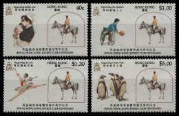 Hongkong 1984 - Mi-Nr. 435-438 ** - MNH - Pferde / Horses - Jockey Club - Ungebraucht