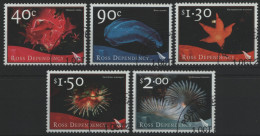 Ross-Gebiet 2003 - Mi-Nr. 84-88 Gest / Used - Meeresleben / Marine Life - Usati