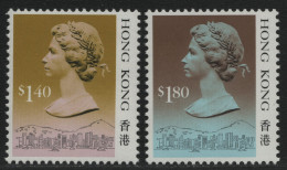 Hongkong 1988 - Mi-Nr. 548-549 II ** - MNH - Freimarken - Queen Elizabeth - Nuovi