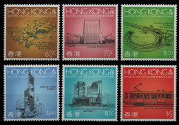 Hongkong 1989 - Mi-Nr. 571-576 ** - MNH - Gebäude / Buildings - Nuevos