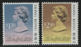 Hongkong 1991 - Mi-Nr. 609-610 ** - MNH - Freimarken - Queen Elizabeth - Neufs