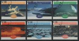 Ross-Gebiet 1998 - Mi-Nr. 54-59 Gest / Used - Aus Bogen - Eisformationen - Gebraucht