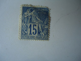 COLONIES FRANCE USED STAMPS 15C - Sin Clasificación