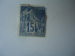 COLONIES FRANCE USED STAMPS 15C - Zonder Classificatie