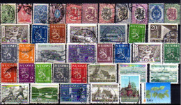 LOT De TIMBRES OBLITERES FINLANDE - Colecciones