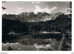 LAGO  DI  CAREZZA (BZ):  LATEMAR  SULLO  SFONDO  -  FOTO  -  PER  LA  SVIZZERA  -  FG - Wassertürme & Windräder (Repeller)