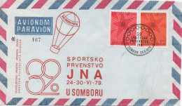 Yugoslavia, 32nd Sport Championship Of Yugoslav Army, Sombor 1979 - Cartas & Documentos