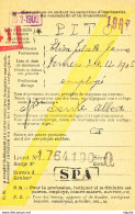 UU982 -- Carte De Caisse D'Epargne Postale / Postspaarkaskaart  SPA 1941 - Volantini Postali