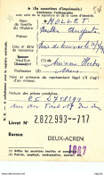 UU976 -- Carte De Caisse D'Epargne Postale/Postspaarkaskaart  DEUX ACREN 1964 - Folletos De La Oficina De Correos