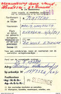 UU979 -- Carte De Caisse D'Epargne Postale / Postspaarkaskaart  SLEIDINGE 1966 - Folletos De La Oficina De Correos