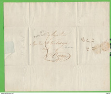 729/27 -  Lettre Précurseur 93 TURNHOUT 1817 Vers BRUGGE - Signée Michielsen - 1815-1830 (Dutch Period)