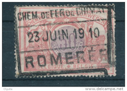 Timbre Chemin De Fer Cachet Compagnie Privée  De CHIMAY - ROMEREE 1910   --  UU834 - Autres & Non Classés