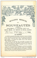 MARCHANDS De TIMBRES - Bulletin Mensuel Des Nouveautés - Décembre 1893 - Maison Belin à BRUXELLES  -- 17/330 - Français (jusque 1940)