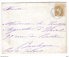 787 C/29 -- Enveloppe TP 30 ORMEIGNIES 1883 - Boite Rurale Du Chateau - TB Verso - Familes De Rouillé Et D' Ursel - Landpost (Ruralpost)