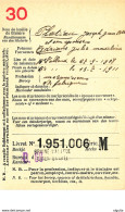 UU986 --  Carte De Caisse D'Epargne Postale / Postspaarkaskaart Griffe BRAINE L' ALLEUD EIGEN BRAKEL1930 - Volantini Postali