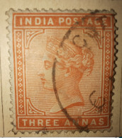 Britisch Indien  1 Marke Von 1876  Gem. Scan - Other & Unclassified