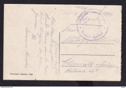 DDY 947 - 14/18 EISENBAHN - Carte-Vue En Feldpost 1916 -  Cachet Bahnhof Kommandatur RONET - NAMUR - Deutsche Armee