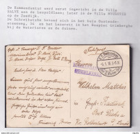 DDX 756 - Kommandatur MIDDELKERKE - Griffe Sur Carte-Vue En Feldpost 1916 Vers Allemagne - OC26/37 Etappengebiet