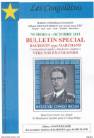 30/957 - Le Baudouin Lunettes Type Marchand Vers Nos Colonies  , Edition Les Congolatres , 2013 , 88 Pg - Non Relié - Philately And Postal History