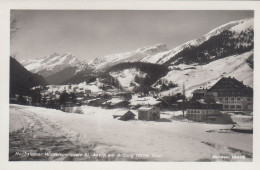 D8495) Wintersportplatz ST. ANTON Am ARLBERG -  Verschneite Häuser ALT !! - St. Anton Am Arlberg