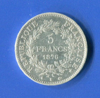 5 Fr  1876 K - 5 Francs