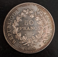 PIECE 50 FRANCS ARGENT - HERCULE - 1976 - DUPRE - 50 Francs