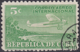 1931 Kuba - Rep. AEREO ° Mi:CU 80, Sn:CU C4, Yt:CU PA4, Fokker F10A Super Trimotor - Aéreo
