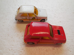 MAJORETTE  RENAULT R5 TURBO ET RENAULT 5 TENNIS, Réf C-1-4 - Majorette