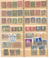 3255g: Steckkarte British Canada (+ Burma, +Ceylon) Gestempelt, Versand In Pergamintüte - Collections