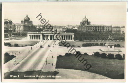 Wien - Äusseres Burgtor Mit Museen - Foto-Ansichtskarte - Verlag P. Ledermann Wien 1926 - Musei