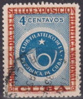 1957 Kuba - Rep. ° Mi:CU 528, Sn:CU 570, Yt:CU 455, Tag Der Briefmarke Und Nationale Briefmarkenausstellung - Usados