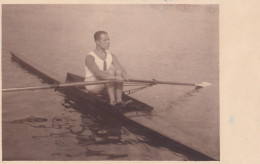 Rowing Budapest Hungary Real Photo Postcard 1930s Rudern Aviron - Rowing