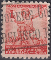 1939 Kuba - Rep. ° Mi:CU Z2, Sn:CU RA2, Yt:CU B2, Nurse & Child,  Control Of Tuberculosis - Usati