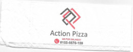 EGYPT - Action Pizza Napkins (Egypte) (Egitto) (Ägypten) (Egipto) (Egypten) Africa - Servilletas Publicitarias