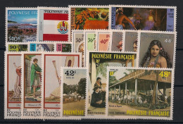 POLYNESIE - Année Complète 1985 - Du N°YT. 227 Au N°245 - Neuf Luxe ** / MNH / Postfrisch - Años Completos