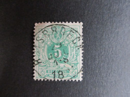 Nr 45 - Centrale Stempel "Ruysbroeck" - Coba + 4 - 1869-1888 León Acostado