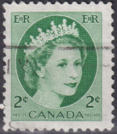 1953 Kanada ° Mi:CA 278A, Sn:CA 326, Yt:CA 261, Queen Elizabeth II - 1953 - Karsh Portrait - Gebraucht