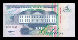Surinam Suriname 5 Gulden 1998 Pick 136b Sc Unc - Surinam