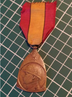 MEDAILLE COMMEMORATIVE DE LA GUERRE DE 14/18, BELGIQUE WW1 - Belgique