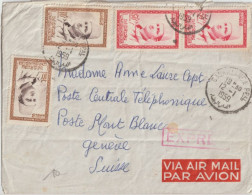 1959 - MAROC- ENVELOPPE EXPRES ! De CASABLANCA => GENEVE (SUISSE) ! - Morocco (1956-...)