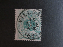 Nr 45 - Centrale Stempel "Vielsalm" - Coba + 4 - 1869-1888 Liggende Leeuw