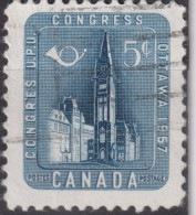 1957 Kanada ° Mi:CA 318, Sn:CA 371, Yt:CA 298, U.P.U. (Universal Postal Union), 14th Congress, Ottawa - Usati